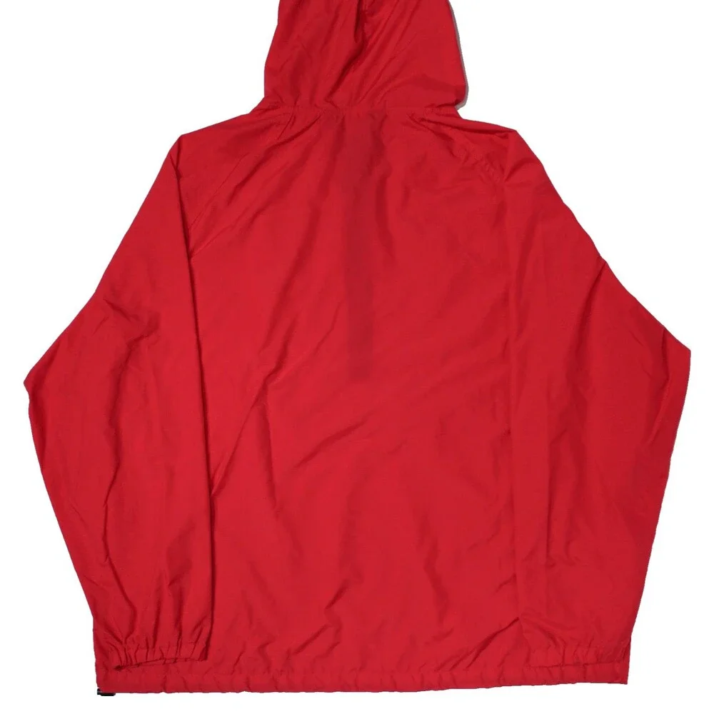VTG 90s USA Oversized Nylon Lipton Tennis Championship Hooded Windbreaker Men XL